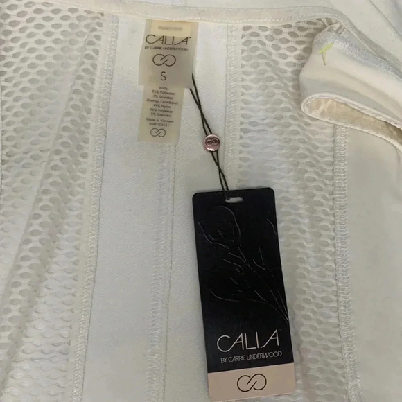 Calia by Carrie Underwood | Effortless Mesh Zip Up Sleeveless Hoodie - Picture 6 of 6